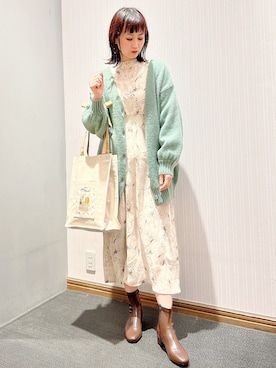 satomikamoさん（レディース・162cm）の春コーディネート