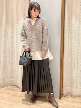 satomikamoさん（レディース・162cm）の秋コーディネート