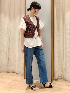「オリエンタルトラフィック」｜「アイテム（その他）」を使った、satomikamoさん（レディース・162cm）の夏コーディネート