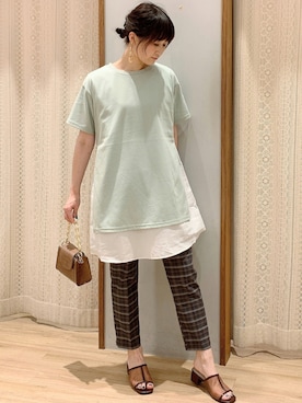 satomikamoさん（レディース・162cm）の夏コーディネート