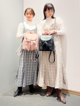 satomikamoさん（レディース・162cm）の春コーディネート