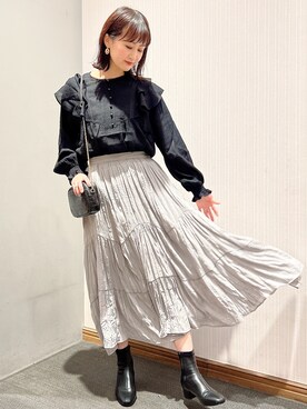 satomikamoさん（レディース・162cm）の春コーディネート