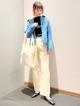 「オリエンタルトラフィック」｜「アイテム（ジャケット/アウター）」を使った、satomikamoさん（レディース・162cm）の春コーディネート