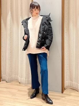 「オリエンタルトラフィック」｜「アイテム（ジャケット/アウター）」を使った、satomikamoさん（レディース・162cm）の冬コーディネート