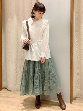 「オリエンタルトラフィック」｜「アイテム（その他）」を使った、satomikamoさん（レディース・162cm）の秋コーディネート