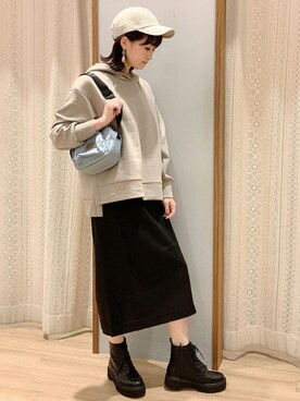 「オリエンタルトラフィック」｜「アイテム（帽子）」を使った、satomikamoさん（レディース・162cm）の秋コーディネート