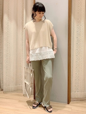 satomikamoさん（レディース・162cm）の夏コーディネート