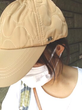 キャップを使った しまむら のレディース人気ファッションコーディネート 髪型 ミディアムヘアー Wear