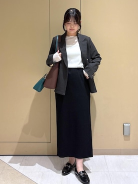 「ROPE' PICNIC（ロペピクニック）のアイテム」を使った、nodokaさん（レディース・161cm）の秋コーディネート