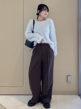 「ニット/セーター」｜nodokaさん（レディース・161cm）の冬コーディネート