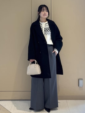 「アイテム（ピーコート）」を使った、nodokaさん（レディース・161cm・20代）の秋コーディネート