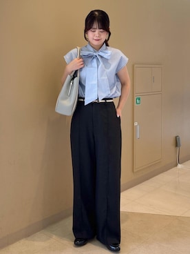「ROPE' PICNIC（ロペピクニック）のアイテム」を使った、nodokaさん（レディース・161cm）の夏コーディネート