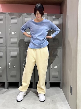 「PUMA（プーマ）の【PUMA】BLSTR ウィメンズシューズ（スニーカー）」を使った、せさん（レディース・170cm）の冬コーディネート