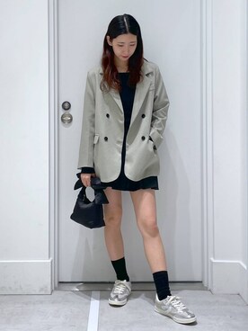 「FOREVER 21」｜「アイテム（ジャケット/アウター）」を使った、まゆさん（レディース・167cm）の春コーディネート