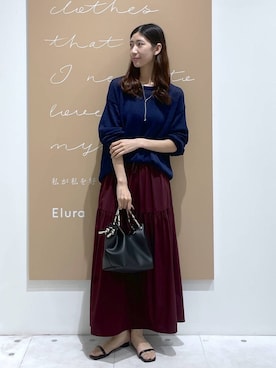 「デート/ロマンティック」｜まゆさん（レディース・167cm）の秋コーディネート