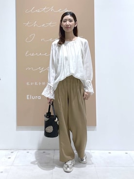 「パンツ」｜まゆさん（レディース・167cm）の春コーディネート