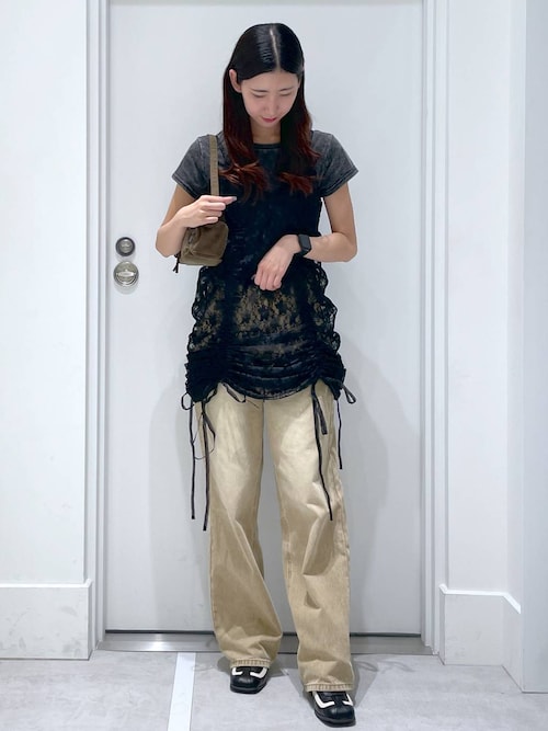 セール】【2025SS】ブラウンカラーデニムパンツ（デニムパンツ