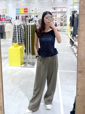 「アイテム（その他トップス）」を使った、まゆさん（レディース・167cm）の夏コーディネート