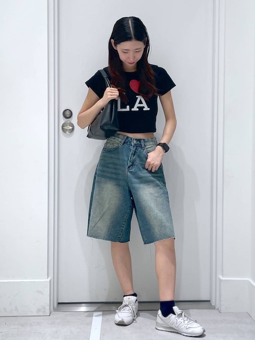 2025SS】デニムハーフパンツ（デニムパンツ）｜FOREVER 21