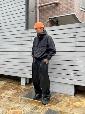 「WHIMSIC（ウィムジック）のアイテム（ジャケット/アウター）」を使った、yuyastreetさん（メンズ・174cm）の秋コーディネート