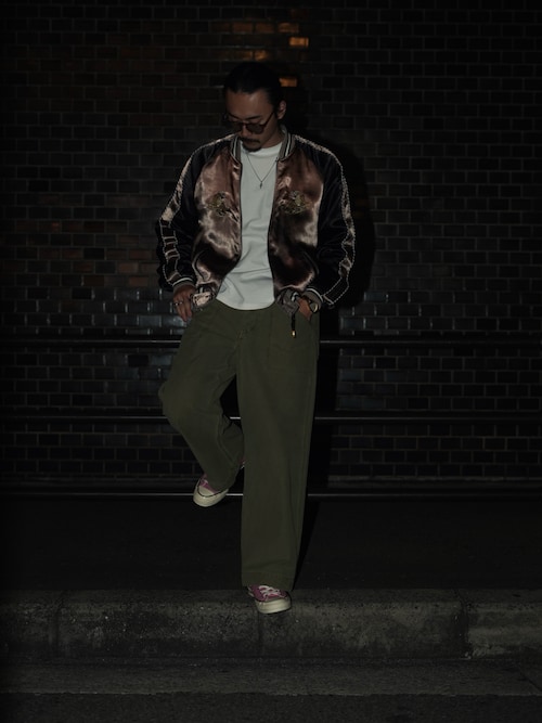 セール】Schott/ショット/BACK SATIN BAKER TROUSERS/バックサテン