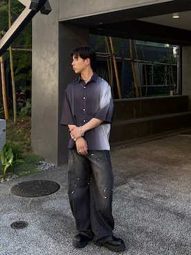「アイテム（デニムパンツ）」を使った、To-kiさん（メンズ・175cm・10代）の夏コーディネート