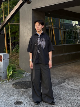 「メンズコーデ」｜「アイテム（シャツ/ブラウス）」を使った、To-kiさん（メンズ・175cm）の夏コーディネート