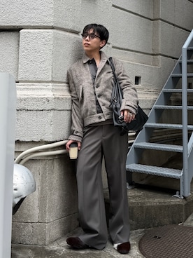 「アイテム（サンダル、その他）」を使った、To-kiさん（メンズ・175cm）の秋コーディネート