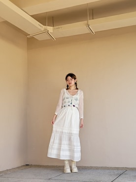 「Ada.（エイダ）のアイテム（ジャケット/アウター）」を使った、我是傑利(¯︶¯)さん（レディース・165cm）の秋コーディネート