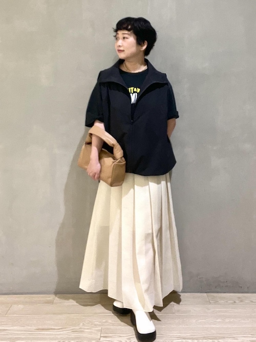 シアーオーガンジープリーツスカート