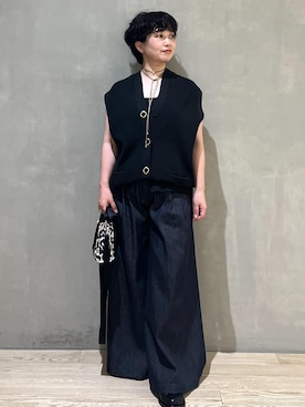 「パンツスタイル」｜takedaさん（レディース・154cm・40代）の夏コーディネート