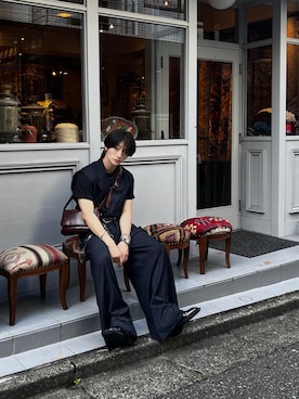 「さらっと晴れやかスナップ」｜「アイテム（ジャケット/アウター）」を使った、3zikxさん（メンズ・165cm）の夏コーディネート