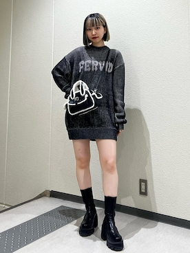 田中愛生さん（レディース・158cm）の秋コーディネート