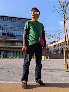 「PATRICK（パトリック）のアイテム（シューズ）」を使った、ねむりねむりさん（メンズ・168cm）の春コーディネート
