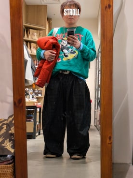 「Alpha Industries（アルファインダストリーズ）のアイテム」を使った、ねむりねむりさん（メンズ・168cm）の冬コーディネート