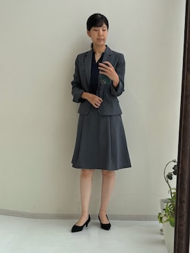 「スタッフ」｜makiさん（レディース・169cm）の秋コーディネート