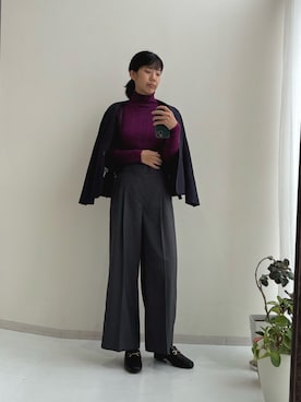 「スタッフ」｜makiさん（レディース・169cm）の秋コーディネート