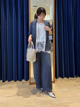 tomonaさん（レディース・159cm）の夏コーディネート