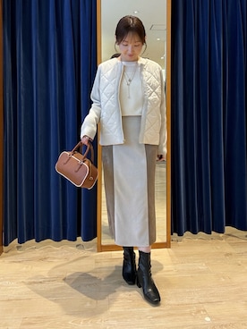 tomonaさん（レディース・159cm）の冬コーディネート