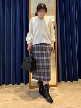 tomonaさん（レディース・159cm）の春コーディネート