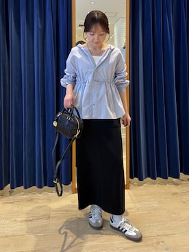 「MICO COULIER（ミコクリエ）のアイテム」を使った、tomonaさん（レディース・159cm）の春コーディネート