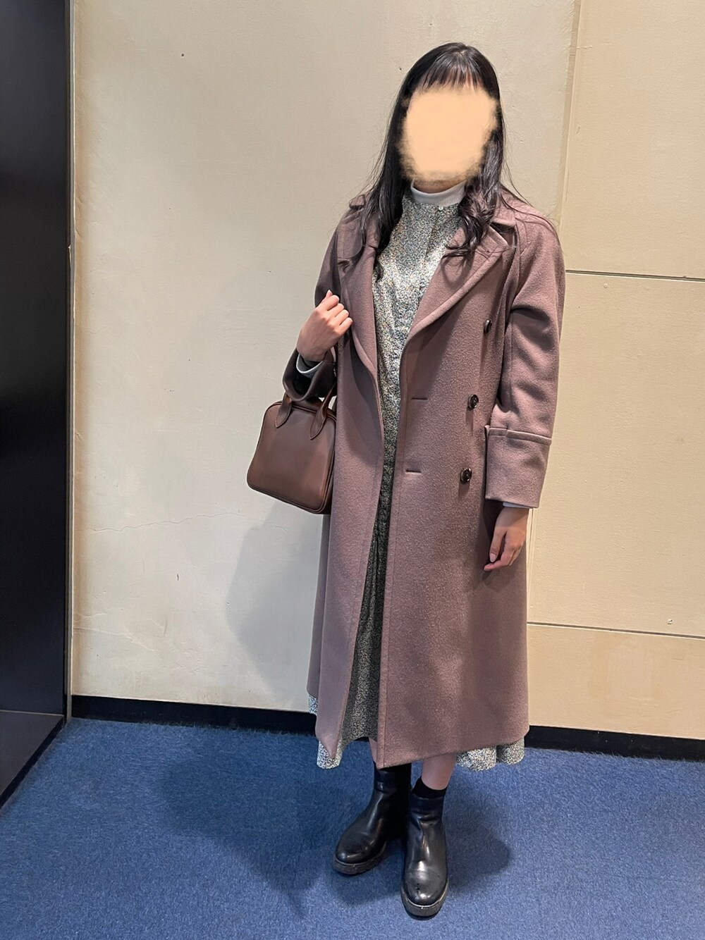 HAMILTON WOOL MIX メルトンロングPコート　BY BEAUTY&YOUTH UNITED ARROWS（ビューティーアンドユース