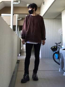 YUさん（メンズ・180cm）の秋コーディネート