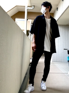 「anown（アノン）のアイテム」を使った、YUさん（メンズ・180cm）の夏コーディネート