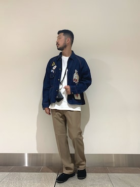 「URBAN RESEARCH Sonny Label（アーバンリサーチサニーレーベル）のアイテム（バッグ）」を使った、JAMさん（メンズ・176cm）の秋コーディネート
