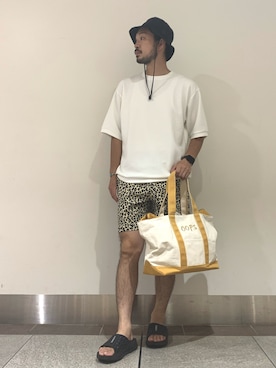 「URBAN RESEARCH Sonny Label（アーバンリサーチサニーレーベル）のアイテム（バッグ）」を使った、JAMさん（メンズ・176cm）の夏コーディネート
