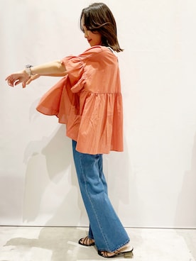 「ごきげんウィーク」｜「アイテム（その他）」を使った、MAMIさん（レディース・155cm）の春コーディネート