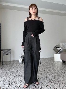 「へザー」｜みさっきーさん（レディース・154cm）の春コーディネート