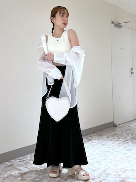 「へザー」｜みさっきーさん（レディース・154cm）の春コーディネート