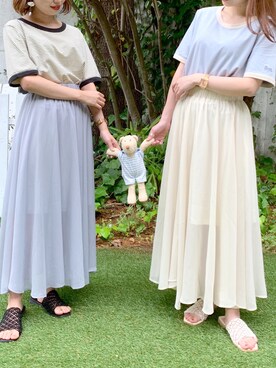 みさっきーさん（レディース・154cm）の夏コーディネート